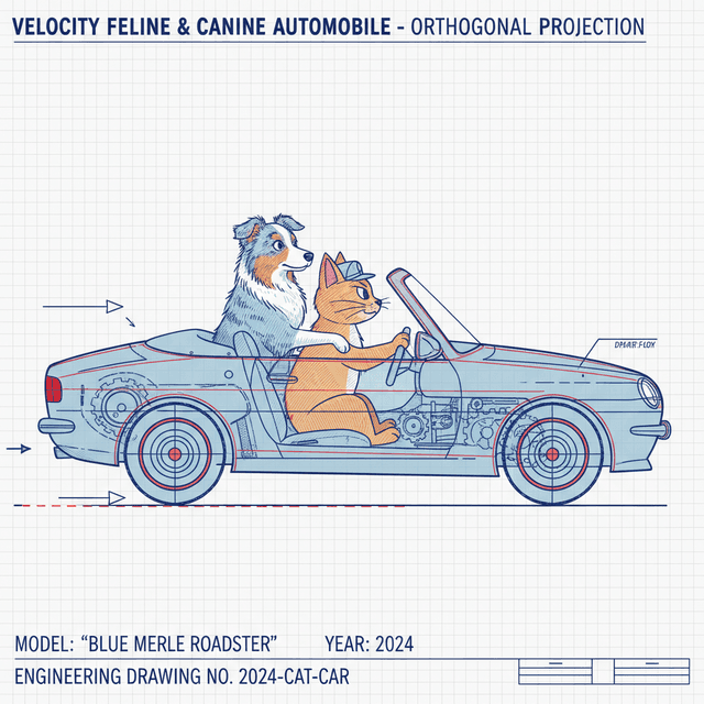 Art movement/medium: technical blueprint schematic aesthetic; Rendering technique: precise, clean lines with orthogonal projections and subtle cross-hatching for shading; Color palette scheme: monochromatic cool blue and white with minimal red accent lines for emphasis; Lighting mood + source: evenly diffused overhead light with no shadows, creating a flat, illustrative feel; Texture/material/surface: smooth, matte surface resembling drafting paper with faint grid lines; Compositional approach: clear, structured layout with a strong sense of order and detailed linear elements; inspired by architectural and engineering drawings
Model: gemini:gemini-2.5-flash-image