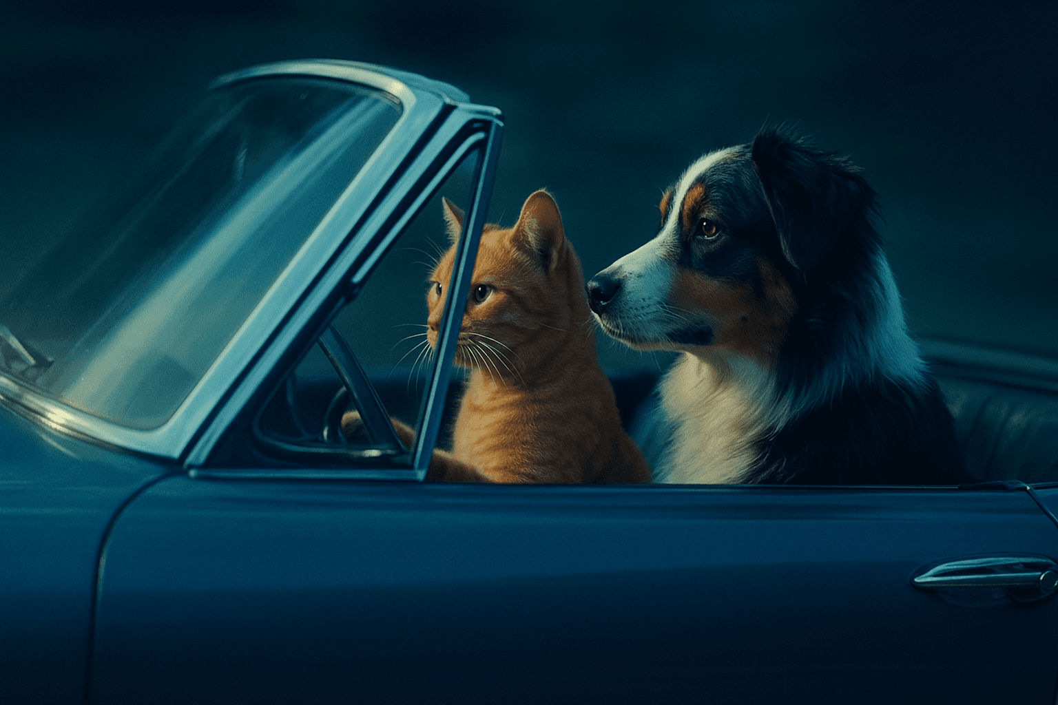 Hyperreal photographic rendering with cool-toned split color grading; strong rim and specular highlights; shallow depth of field with crisp subject plane; subtle film grain and microtexture; controlled anamorphic lens flare and soft vignetting; balanced negative space and minimalist compositional framing
Model: openai:gpt-image-1-mini