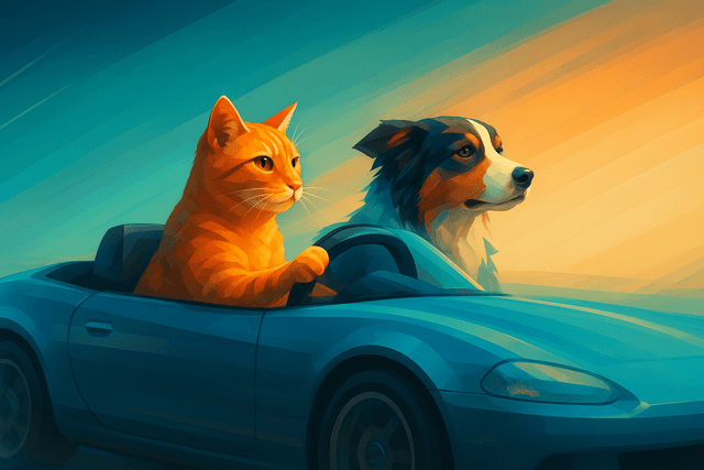 Prismatic kinetic minimalism: directional, high-contrast lighting; cool-to-warm gradient with teal accents; ultra-crisp photoreal rendering fused with geometric abstraction; subtle motion smear on edges; soft volumetric haze and reflective planes; cinematic framing informed by camera-aware perspective; crisp vector-like edges tempered by painterly glow; color grading drawn from modern concept-art aesthetics
Model: openai:gpt-image-1-mini