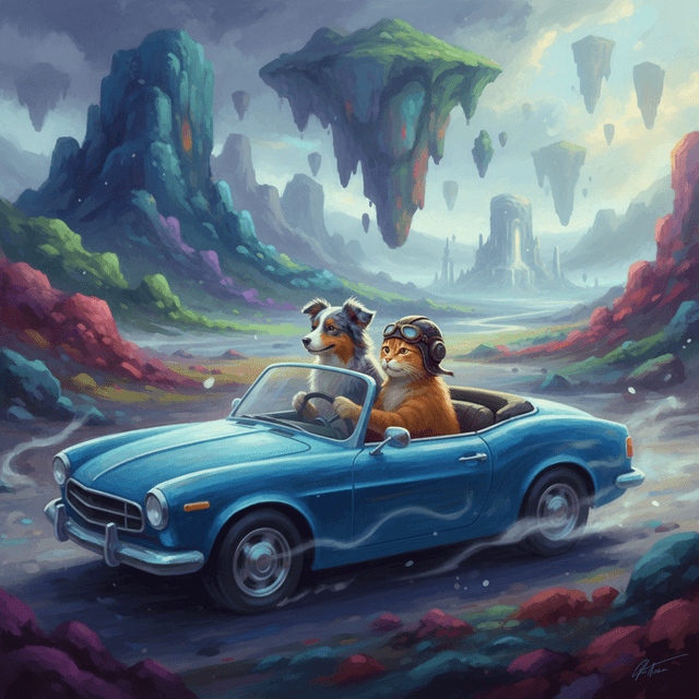 Surreal dreamscape impressionism; soft, diffused lighting with ethereal glow; vibrant, jewel-toned analogous color palette with subtle desaturated accents; blurred edges and painterly brushstrokes; atmospheric perspective with deep, hazy depth; subtle volumetric mist; dreamlike composition with gentle motion and diffused focus; inspired by romantic landscape painting and contemporary digital art
Model: gemini:gemini-2.5-flash-image