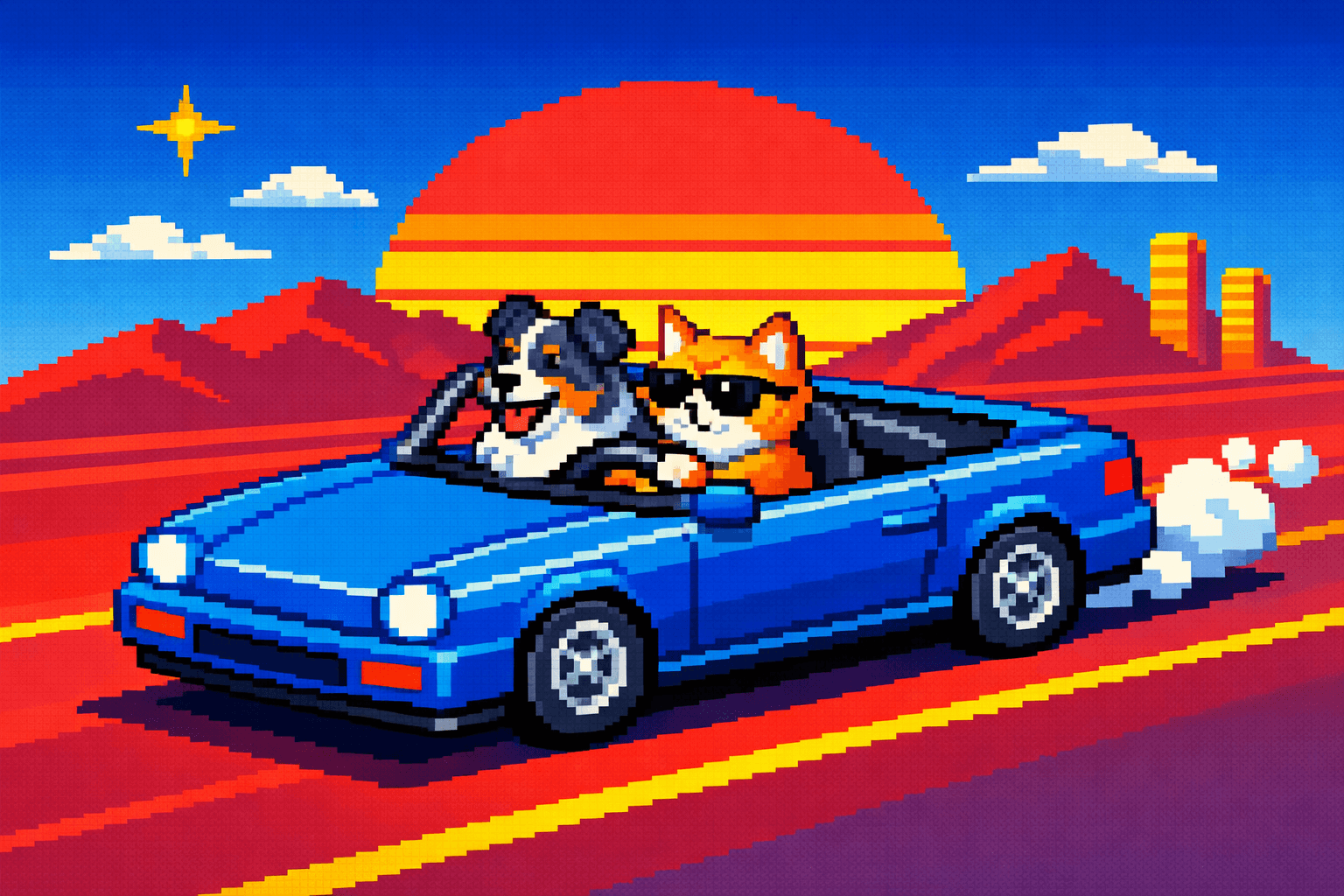 Art movement/medium: isometric pixel art aesthetic; Rendering technique: crisp, anti-aliased pixel grids with clean lines and uniform color blocks; Color palette scheme: limited primary palette with high saturation and bold complementary accents; Lighting mood + source: soft, diffused ambient light with subtle, even shading; Texture/material/surface: smooth, digital screen surface with a slight glow and precise pixel definition; Compositional approach: balanced, orthogonal composition with clear visual hierarchy and a sense of retro-futurism; inspired by early video game graphics and digital art
Model: openai:gpt-image-1.5