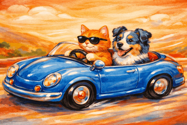 Art movement/medium: hand-painted ceramic glaze aesthetic; Rendering technique: smooth, rounded forms with subtle brushstroke textures and glossy, reflective surfaces; Color palette scheme: vibrant analogous warm tones with cool accent highlights; Lighting mood + source: soft, diffused studio lighting with gentle, luminous reflections; Texture/material/surface: polished, smooth ceramic with a slight rippled glaze effect and visible pigment variations; Compositional approach: balanced, organic forms with a focus on tactile contours and harmonious flow; inspired by traditional pottery and contemporary ceramic art
Model: openai:gpt-image-1.5