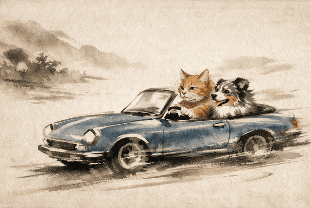 Sumi-e ink wash aesthetic; fluid, calligraphic brushstrokes with delicate ink bleed and tonal gradation; monochromatic sepia palette with subtle warm undertones; soft diffused lighting creating gentle luminosity and soft-edged shadows; textured rice paper surface with visible fiber and subtle absorption effects; balanced asymmetrical composition with dynamic negative space and organic flow; inspired by traditional East Asian ink painting and modern abstract expressionism
Model: openai:gpt-image-1.5