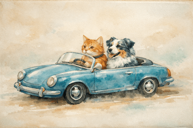 Art movement/medium: ceramic glaze and watercolor hybrid; Rendering technique: loose wash layers with soft brush granulation and subtle edge blooms; Color palette scheme: muted warm neutrals with cool teal accents and low saturation; Lighting mood + source: soft overhead diffused studio light creating gentle gradients; Texture/material/surface: smooth glossy glaze sheen with faint craquelure; Compositional approach: centered minimal layout with ample negative space and balanced focal weight
Model: openai:gpt-image-1.5