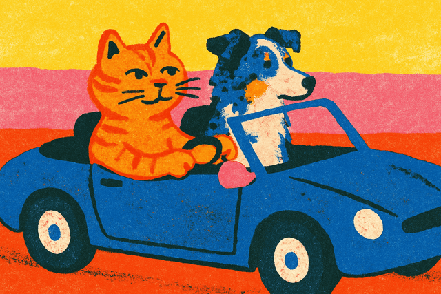 Risograph printmaking aesthetic with layered halftone textures; vibrant spot-color palette with bold chromatic contrast; flat, even lighting with subtle grain; rough, organic textures with visible ink bleed; high-contrast graphic forms with minimal shading; balanced, zine-inspired composition with a sense of handmade craft; inspired by DIY zine culture and contemporary graphic illustration
Model: openai:gpt-image-1