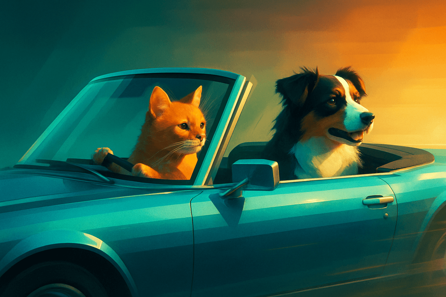 Prismatic kinetic minimalism: directional, high-contrast lighting; cool-to-warm gradient with teal accents; ultra-crisp photoreal rendering fused with geometric abstraction; subtle motion smear on edges; soft volumetric haze and reflective planes; cinematic framing informed by camera-aware perspective; crisp vector-like edges tempered by painterly glow; color grading drawn from modern concept-art aesthetics
Model: openai:gpt-image-1